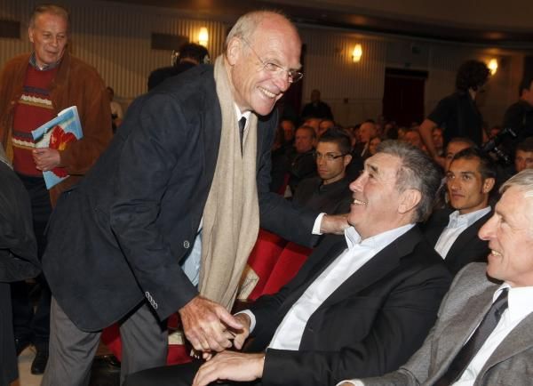 The great Rudy Altig catches up with Eddy Merckx.