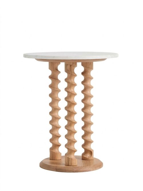 Tybee Marble Side Table