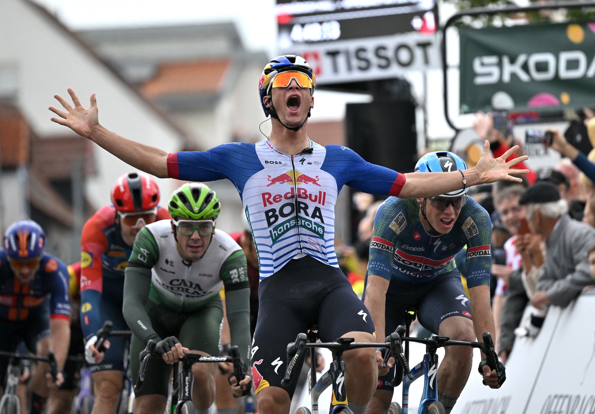 Alessio Magagnotti (Red Bull-Bora-Hansgrohe) wins stage 2 at Deutschland Tour 2026