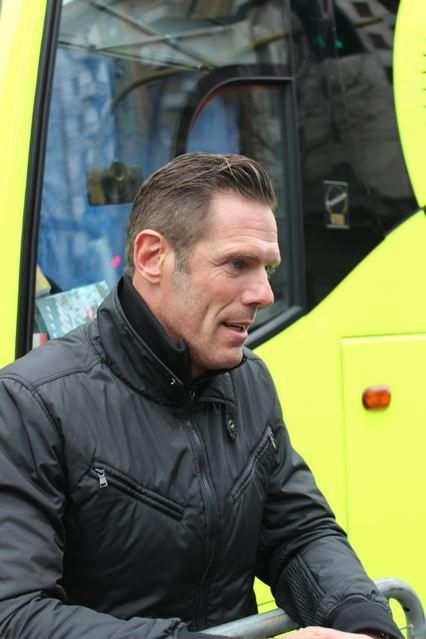 Former winner Mario Cipollini was at the start in Milan