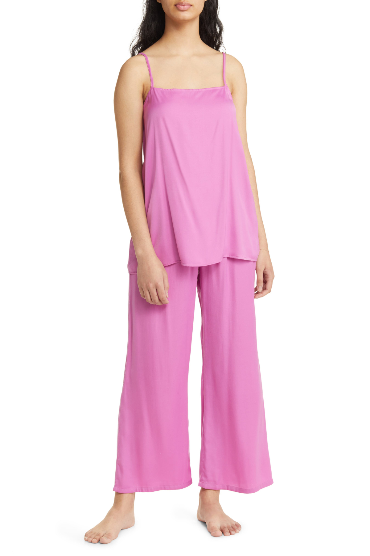 Open Edit Satin Tunic Pajamas