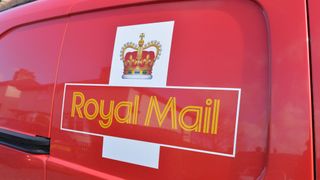 Close up of a Royal Mail van