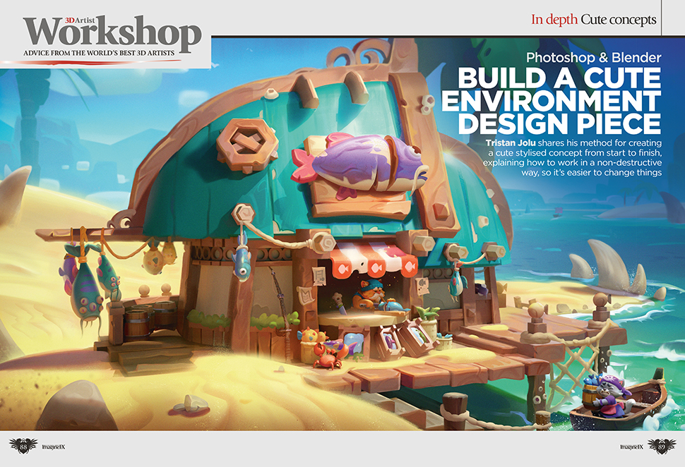 Pages from ImagineFX magazine