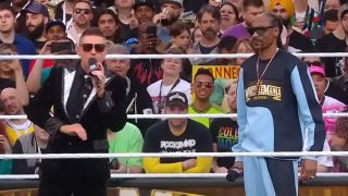 The Miz and Snoop Dogg welcoming everyone to WrestleMania 39