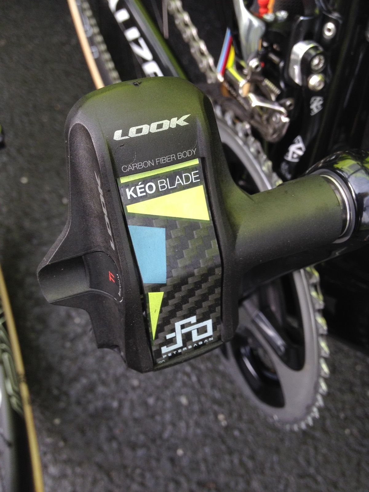 Custom Look Keo Blade pedals for Peter Sagan