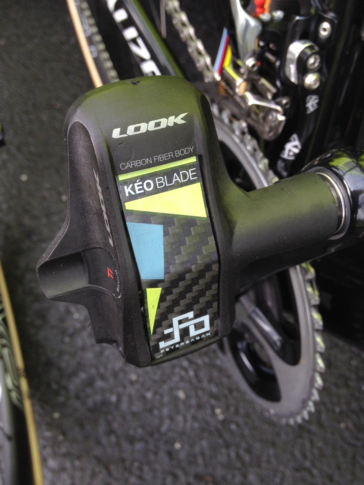 Custom Look Keo Blade pedals for Peter Sagan