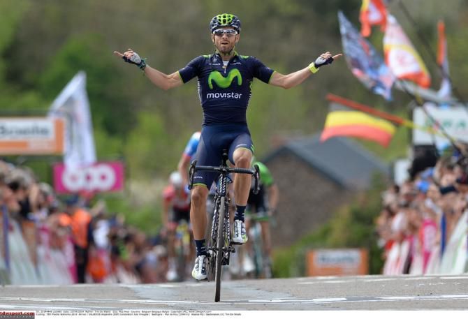 Alejandro Valverde wins Fl&egrave;che Wallonne