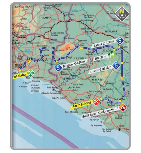 Le Tour de Langkawi - Stage 3 Map