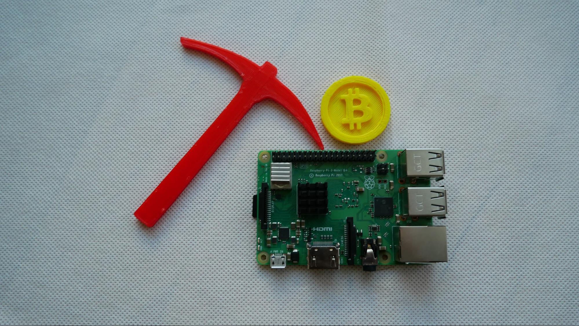 use raspberry pi to mine crypto currency