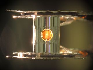 In a new fusion experiment, researchers fired laser beams at a gold canister, called a hohlraum, which had a coating of fuel inside made up of deuterium and tritium, heavy isotopes of hydrogen. 