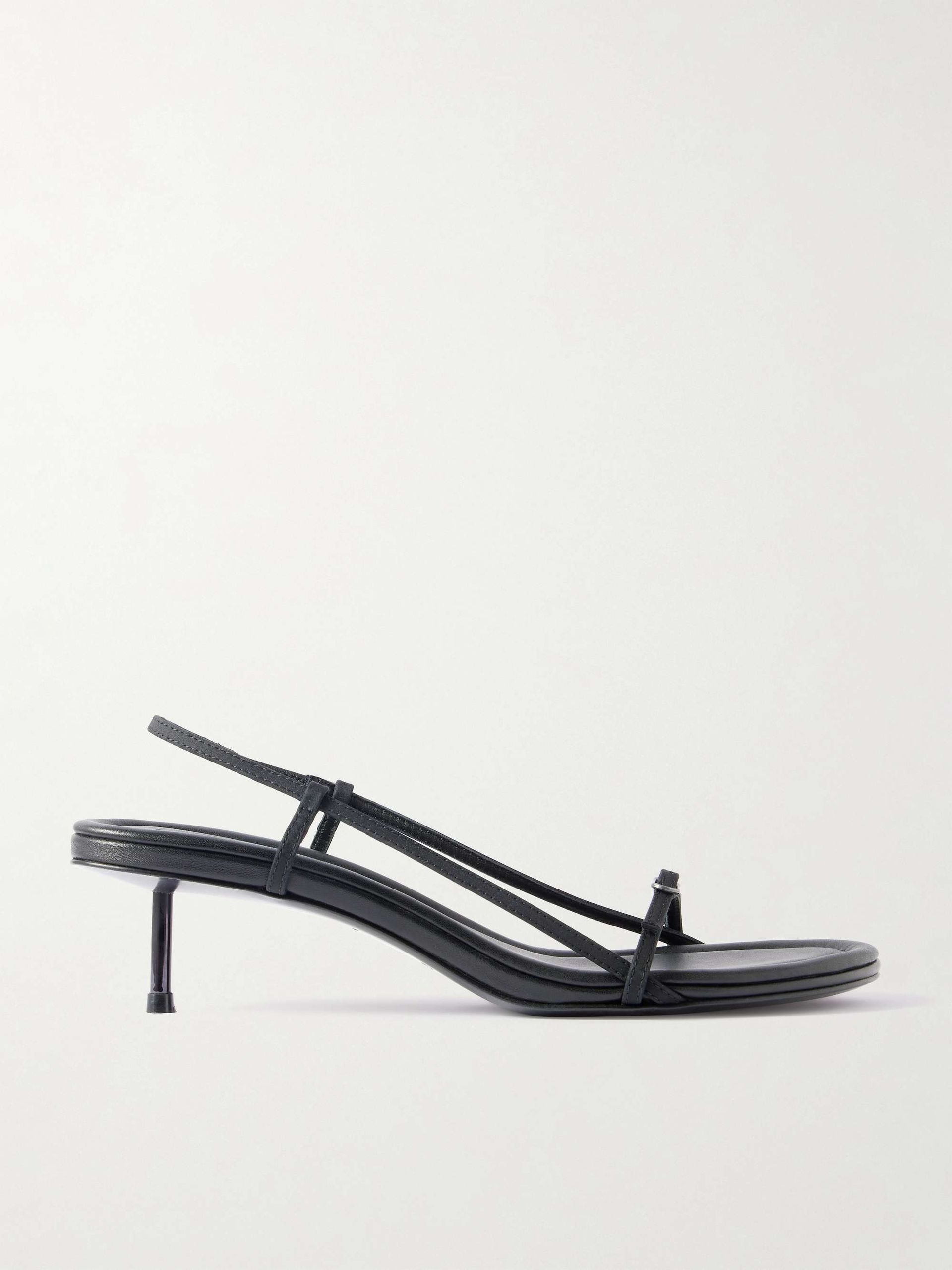 Petite Belt Leather Slingback Sandals