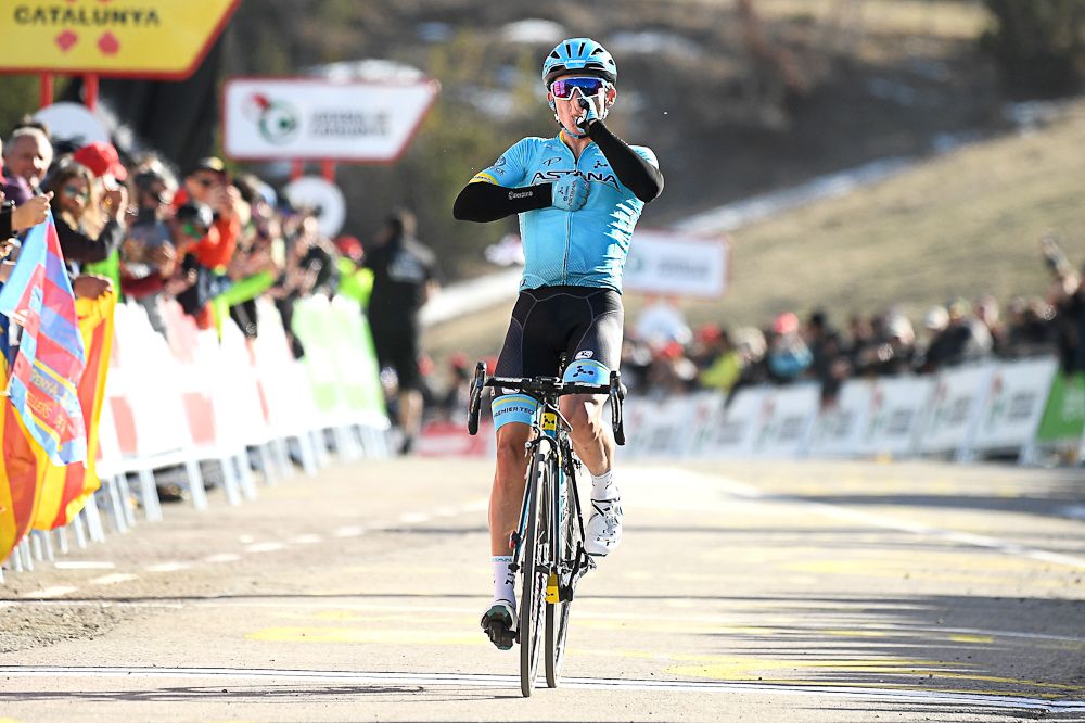 Miguel Angel Lopez wins stage 4 at Volta a Catalunya