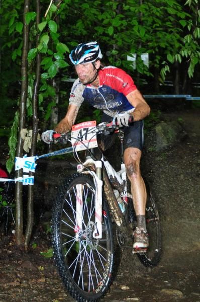 Jeremy Horgan-Kobelski (Gary Fisher/Subaru) riding his 29 inch wheeled Superfly 100.
