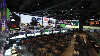 The tvONE CORIOmaster 2 ensures the LED screen can display up to 24 sporting events at one time or focus on just one as an immersive experience. 
