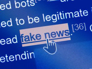 Fake news in the source code of a website