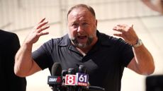 Alex Jones responds after defamation lawsuit over Sandy Hook Elementary School shooting