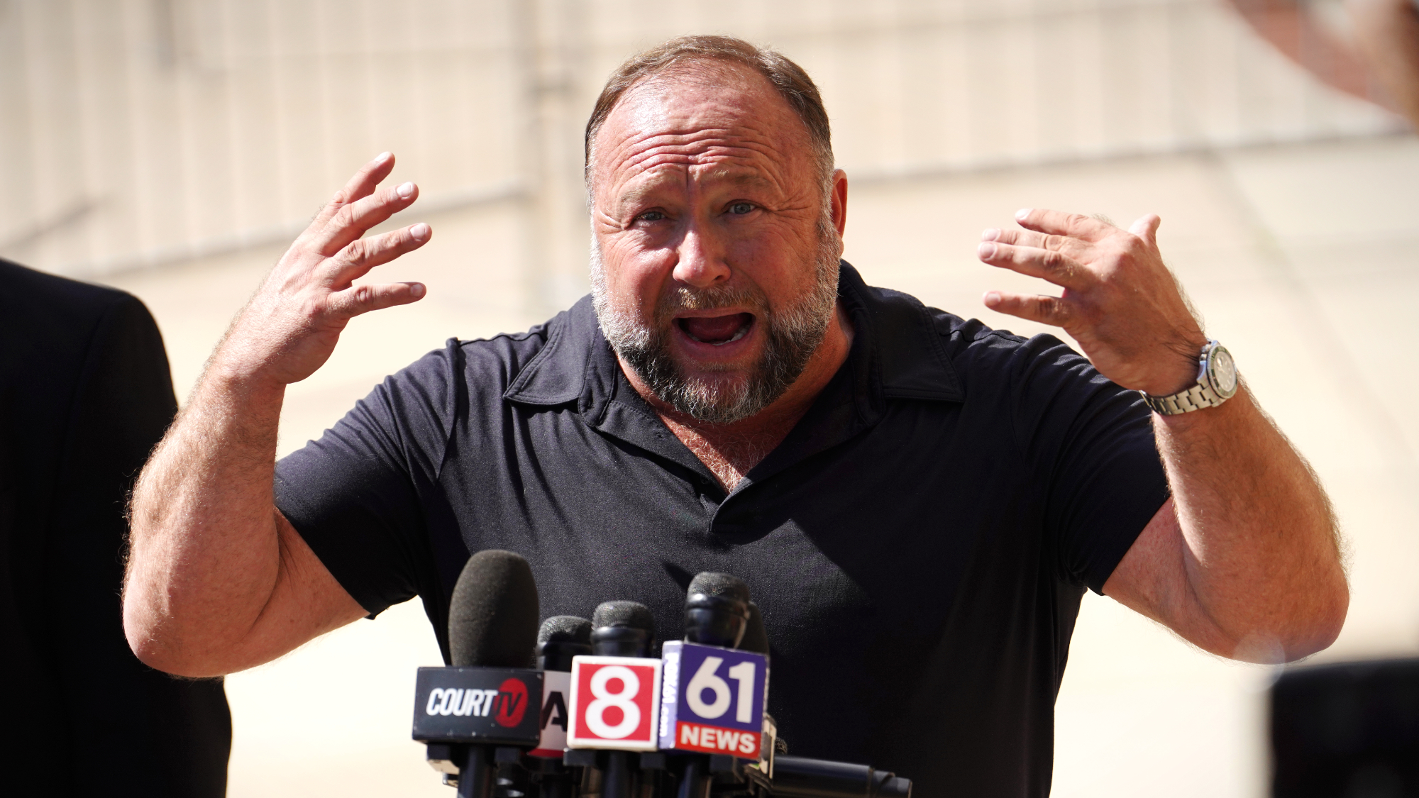 Alex Jones responds after defamation lawsuit over Sandy Hook Elementary School shooting