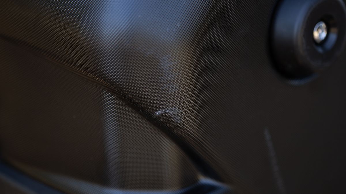 Topeak Pakgo X Bike Carrier after transport scuffs