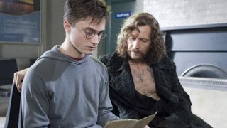 Daniel Radcliffe and Gary Oldman in Harry Potter and the Order of the Phoenix