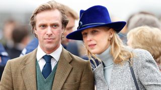 Tom Kingston and Lady Gabriella Windsor attend day 3 of the Cheltenham Festival at Cheltenham Racecourse on March 12, 2015
