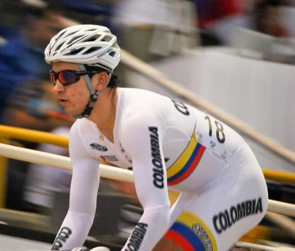 Juan Arango (Colombia) took a second gold medal in the Madison