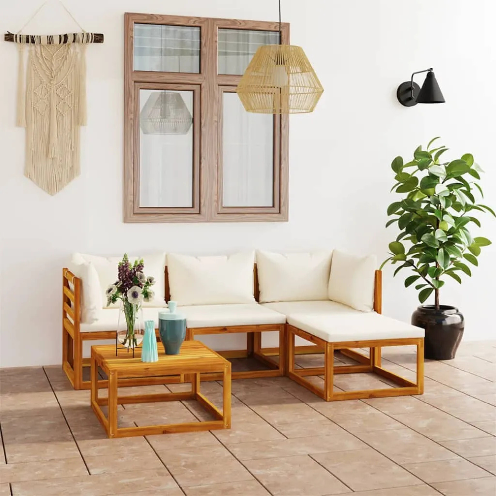 Berkfield Home 5 Piece Garden Lounge Se