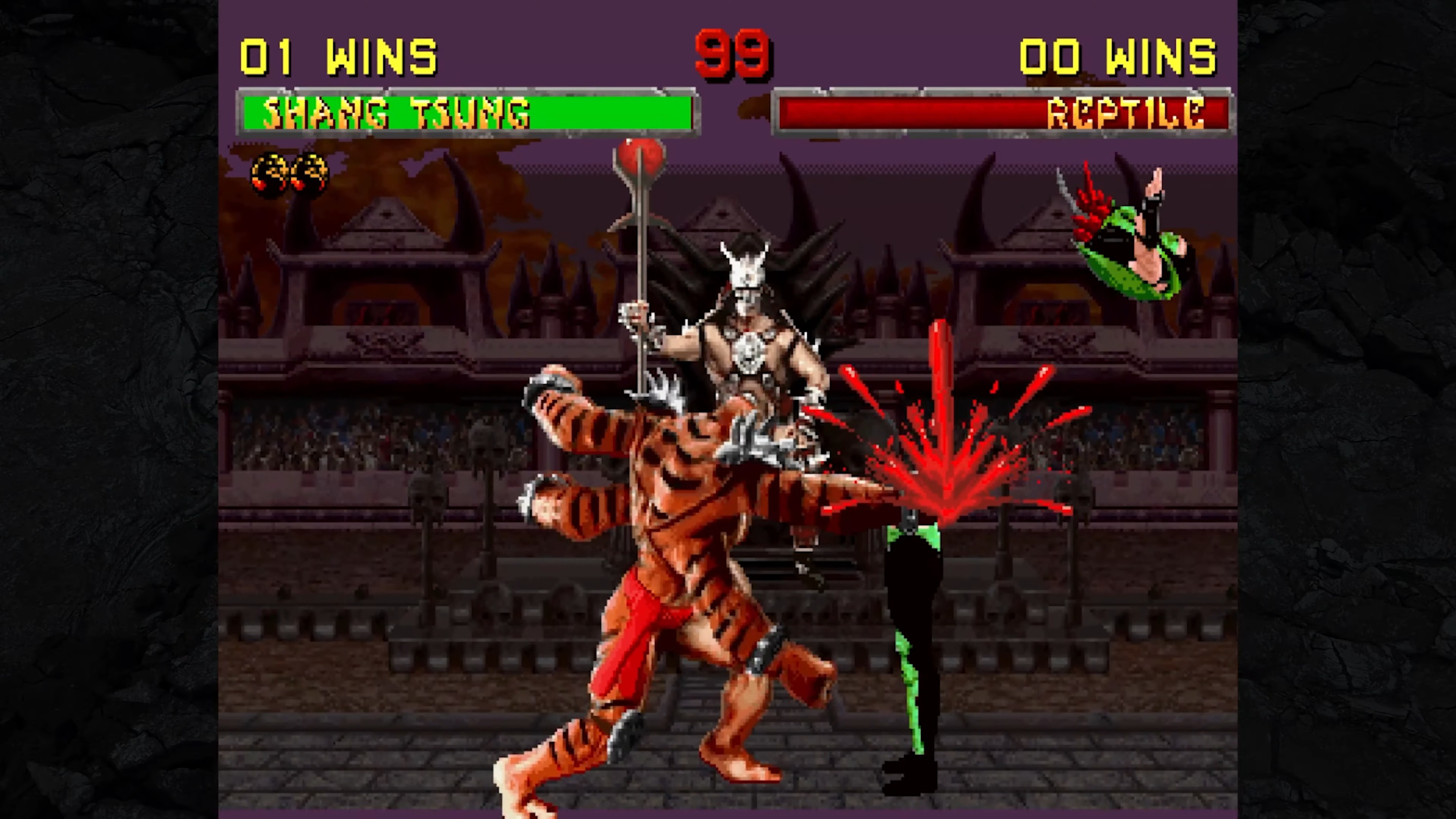In-game screenshot of Mortal Kombat: Legacy Kollection