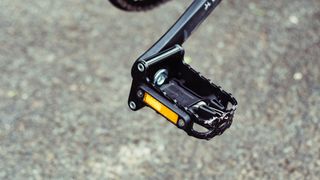 The folding pedal of a Brompton