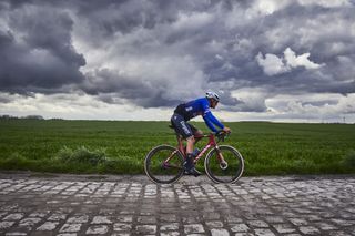 Mathieu van der Poel recons the cobbles ahead of Paris-Roubaix