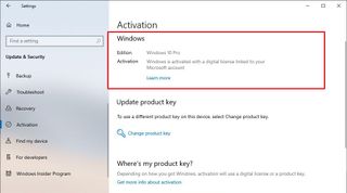 Windows 10 Confirm Activation