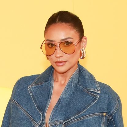 Shay Mitchell attends the Cult Gaia RE24 Runway Show on November 14, 2023 in Los Angeles, California.