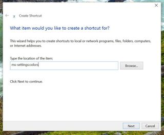 create shortcut for desktop