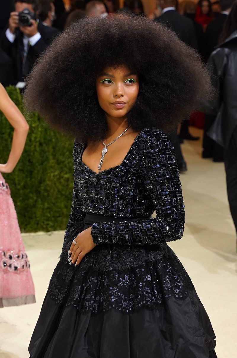 new york, new york september 13 whitney peak attends 2021 costume institute benefit in america a lexicon of fashion at the metropolitan museum of art on september 13, 2021 in new york city photo by sean zannipatrick mcmullan via getty images