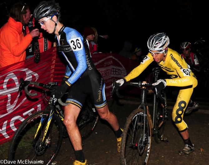 Elliott Baring (Cycle Youth) and Rotem Ishay at top of the stairs