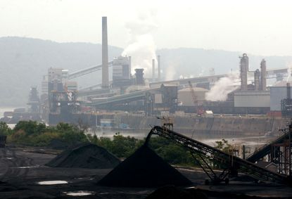 A coal-powered plant in Pennsylvania.