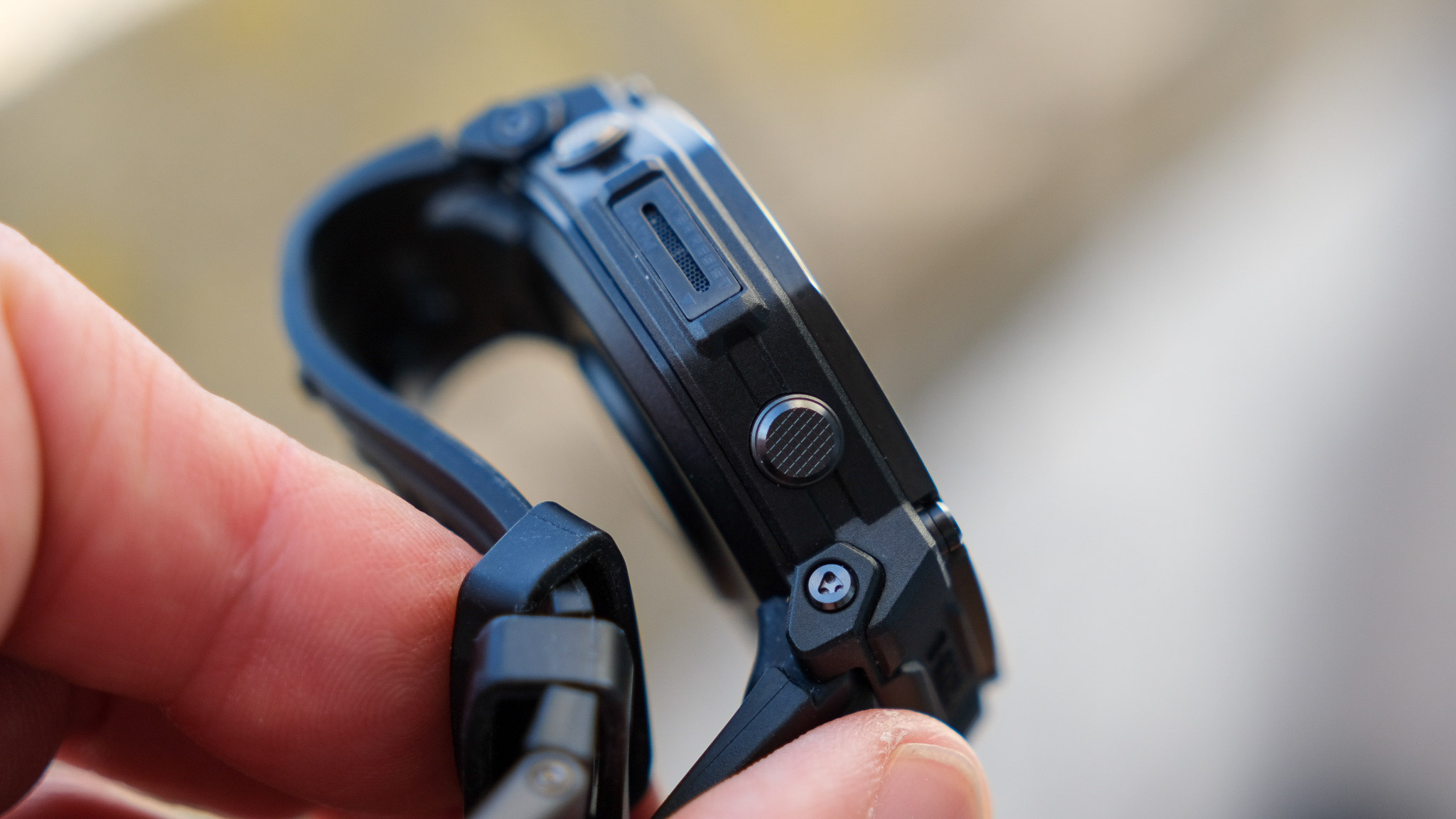 Amazfit T-Rex 3 Pro smartwatch in hand