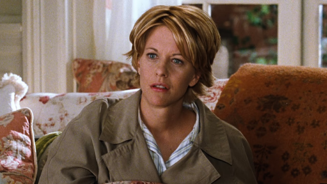 मेग रायन यू हॅव गॉट मेलमध्ये गोंधळलेली दिसत आहे.