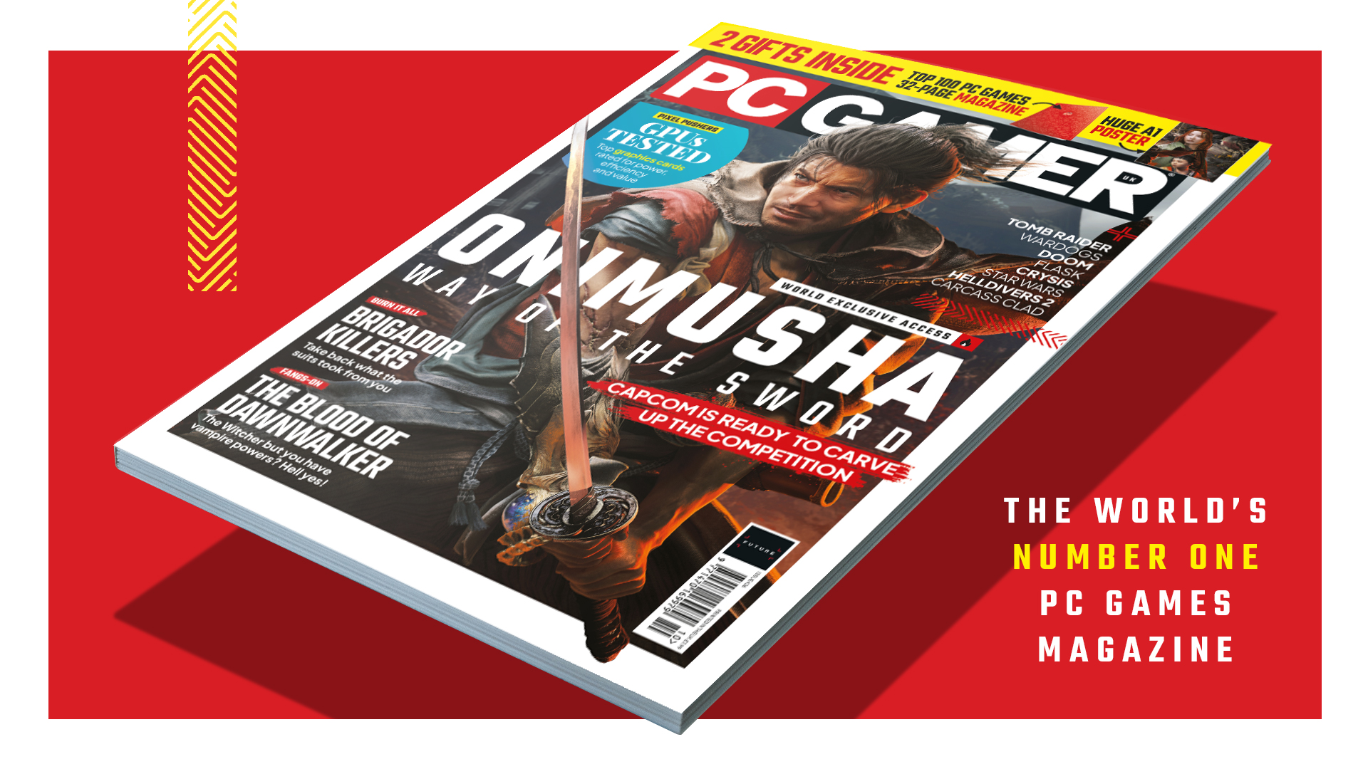 Onimusha Way of the Sword issue of PC Gamer magazine 426