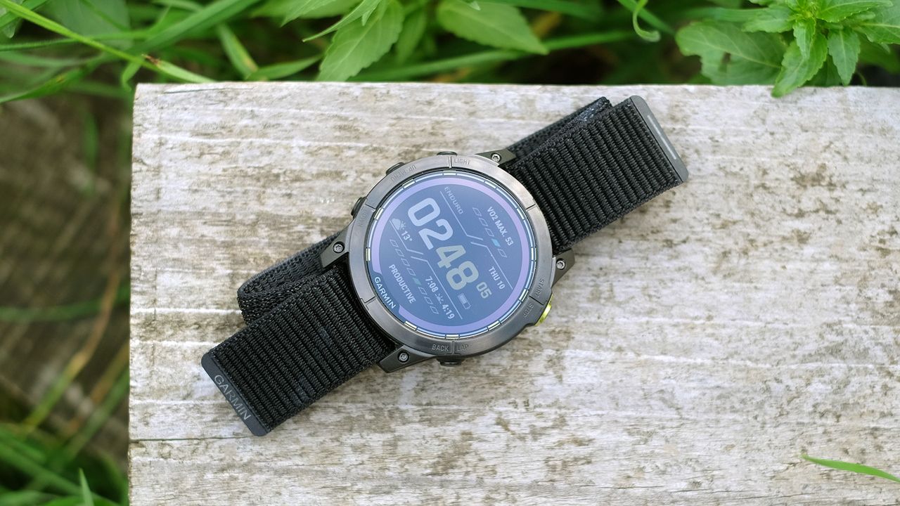 Garmin Enduro 2 being tested by Live Science contributor Andrew Williams