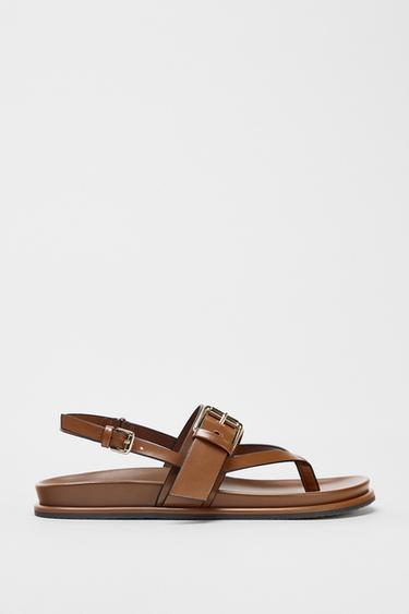 Strappy Buckle Sandals
