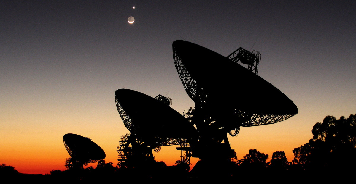 Radio Telescopes and the Moon