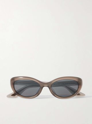 1969c Oval-Frame Acetate Sunglasses