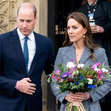 The Prince and Princess of Wales attend the official opening of the Glade of Light Memorial