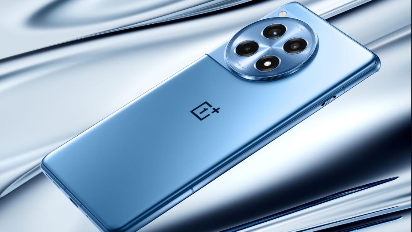 The OnePlus 12R in blue