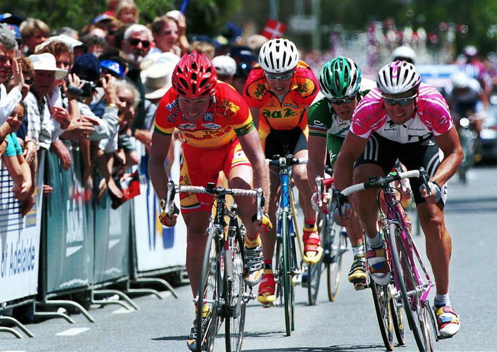 It was a colorful peloton contesting the Tour Down Under back in 2000