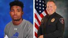 Christian Taylor and Officer Brad Miller.