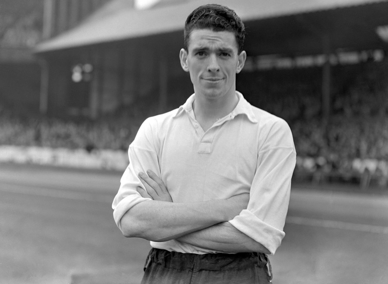 Tony McNamara of Everton, September 1954