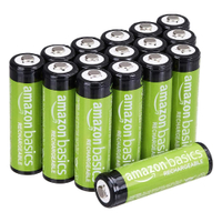 Amazon Basics Rechargeable AA Batteries (16-pack)