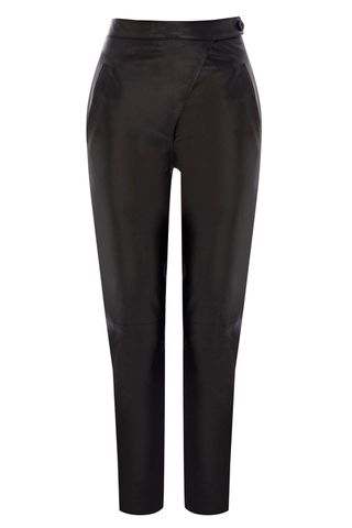 Warehouse Relaxed Leather Trousers, £175