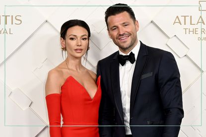 Mark Wright and Michelle Keegan on red carpet